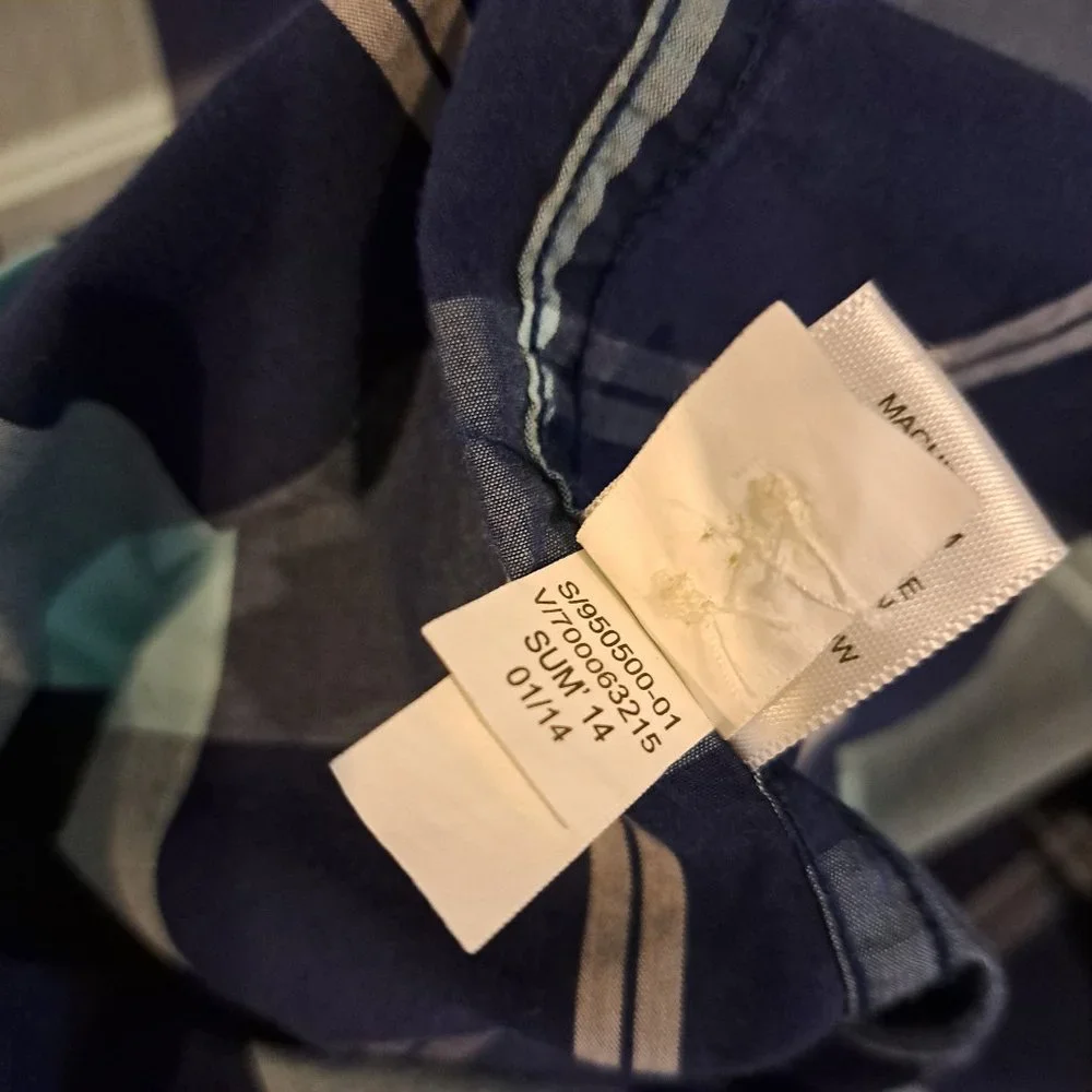 Banana Republic Soft Wash Slim Fit Men's Medium Button Down Long Sleeve Shirt